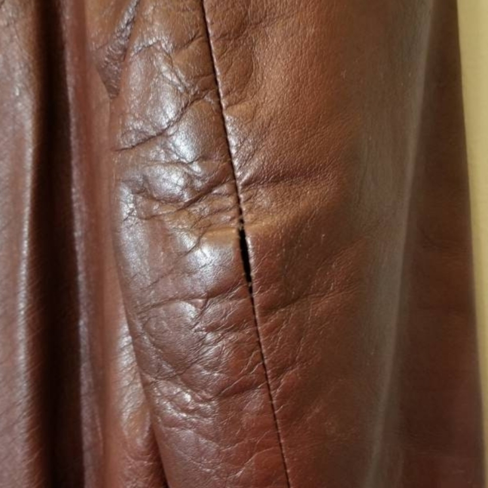 VTG PACO RABANNE LEATHER JACKET PARIS 70S DISCO RETRO STUDIO 54 CLUB DESIGNER - Picture 7 of 8